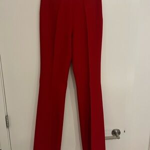 Michael Kors Vibrant Red Flare Pants